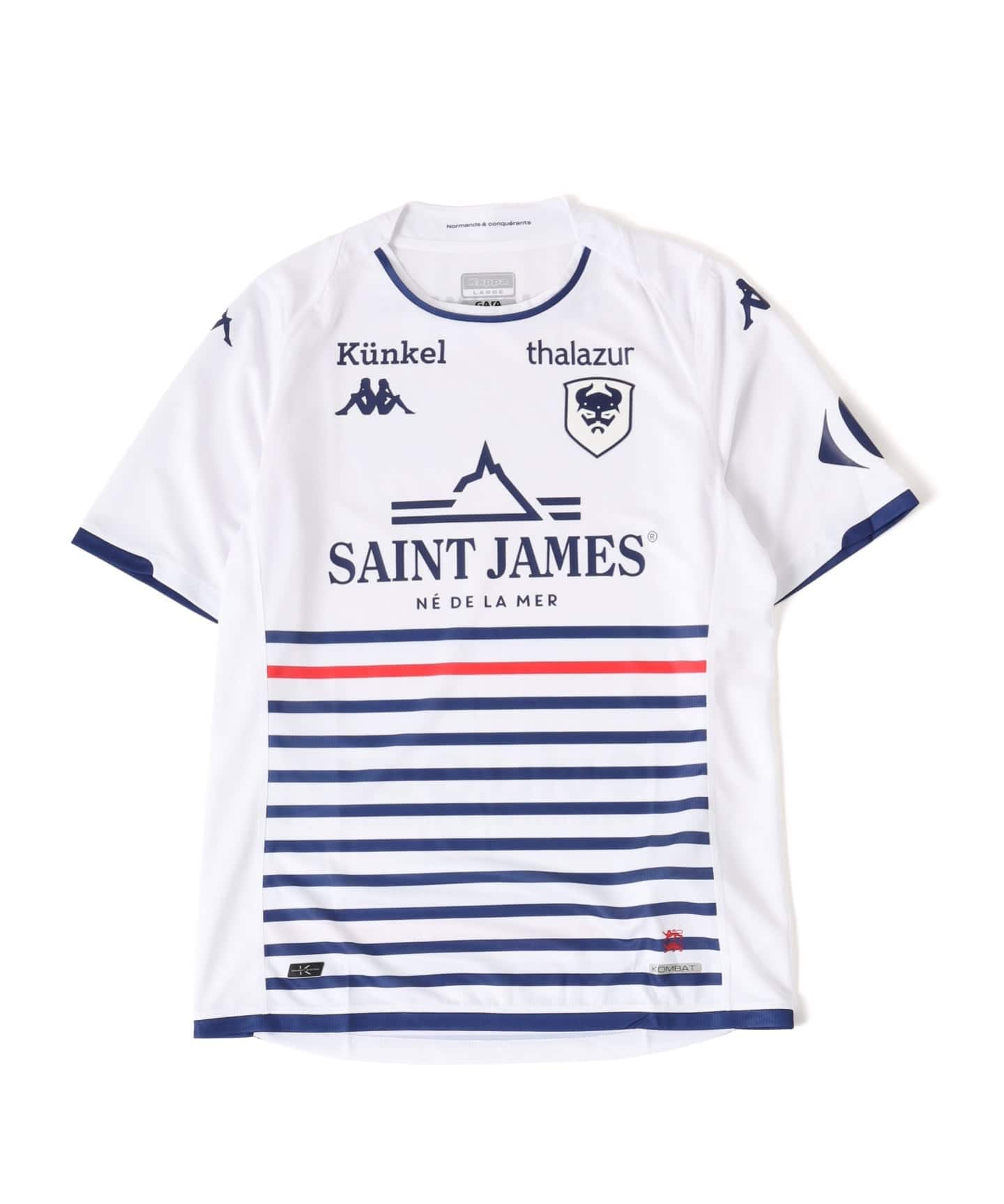 【サイズＬ】セントジェームス SM Caen by Kappa ユニフォーム SAINT JAMES / セントジェームス SM Caen by Kappa UNIFORM（Tシャツ