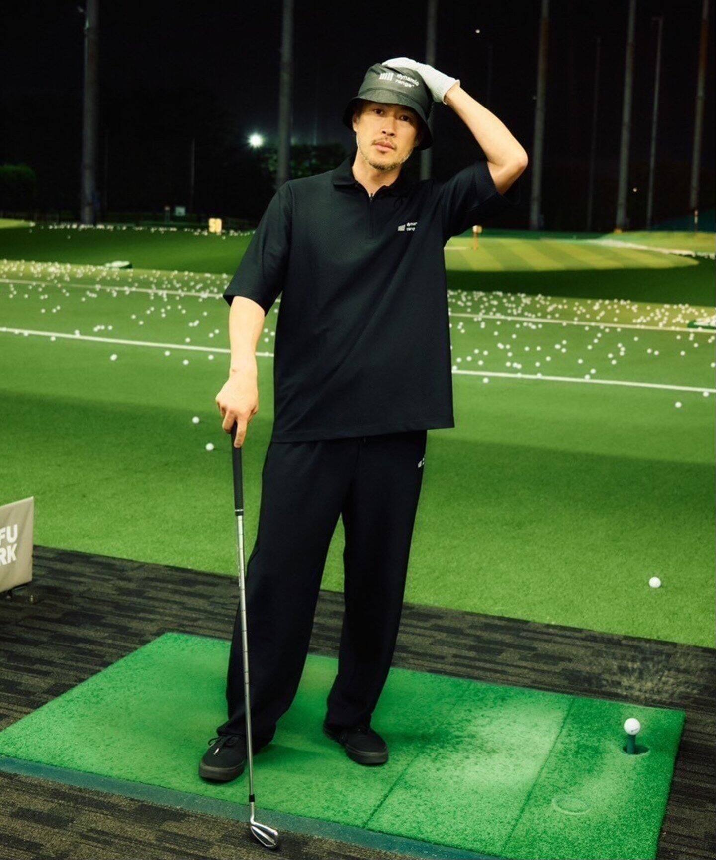 CLUBHAUS / Dynamic Range (クラブハウス) Warm-UP ポロZIPシャツ  