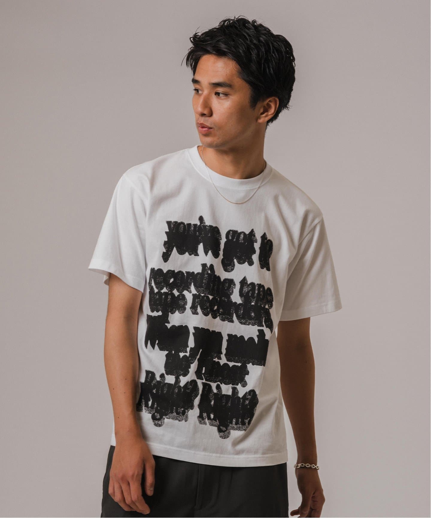 TEXTILE PAINT (テキスタイルペイント) クルーネック Tシャツ（Tシャツ
