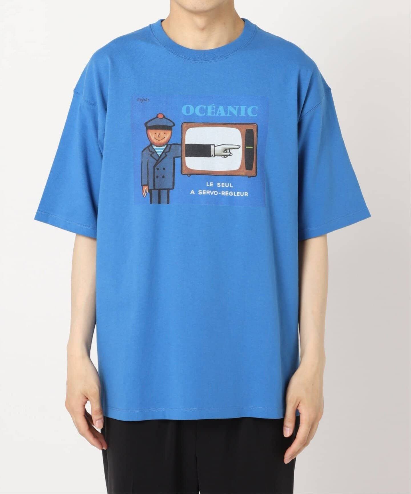 再入荷》SAVIGNAC (サビニャック) 別注 French Company プリント T