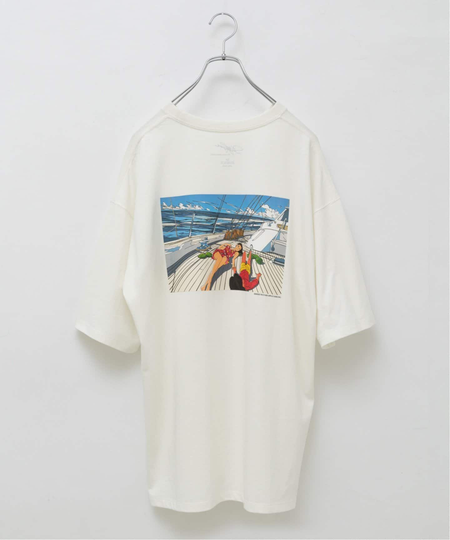 わたせせいぞう × EDIFICE】別注 イラストTシャツ（Tシャツ