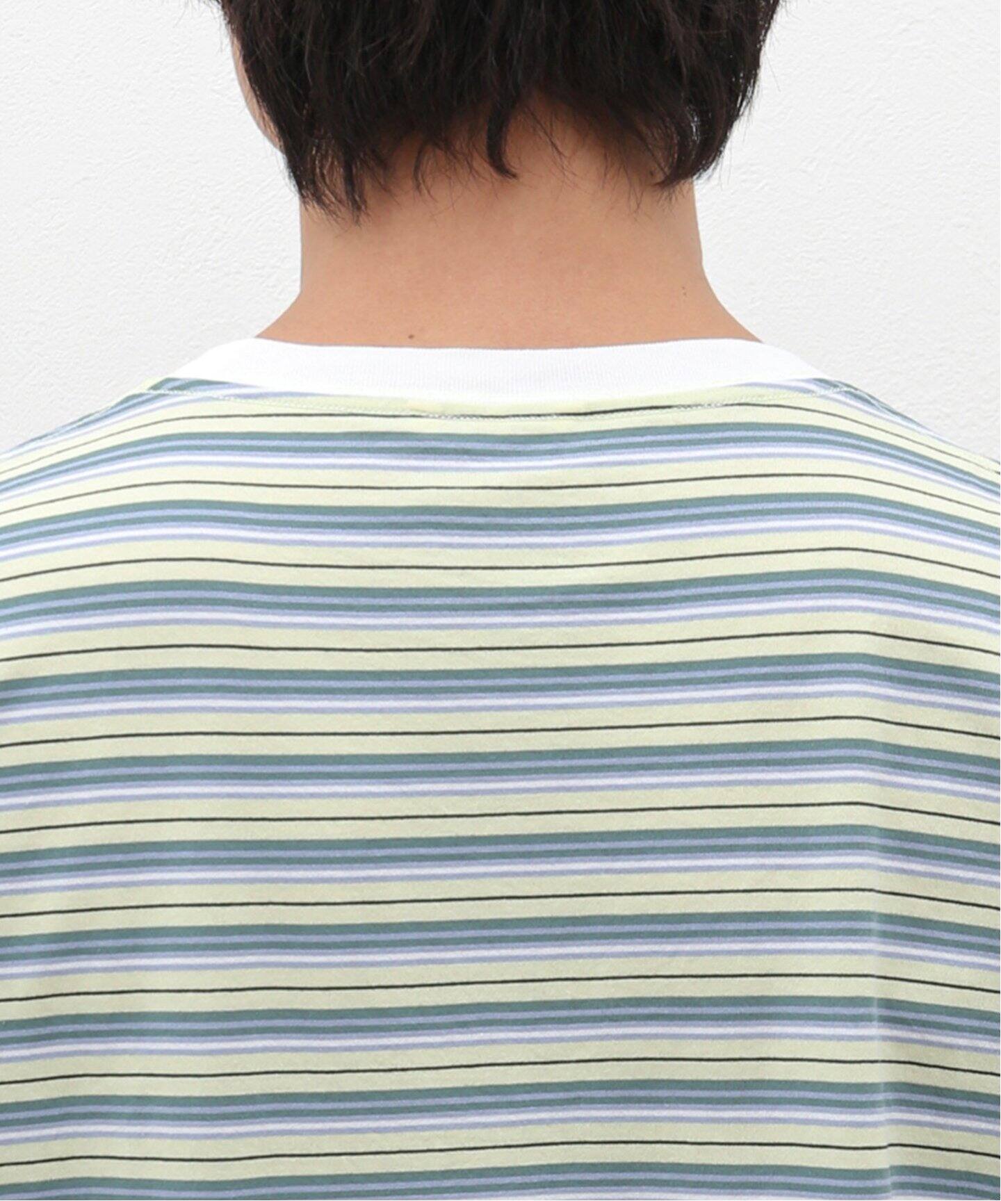 AURALEE / オーラリー】HARD TWIST COTTON BORDER TEE（Tシャツ  