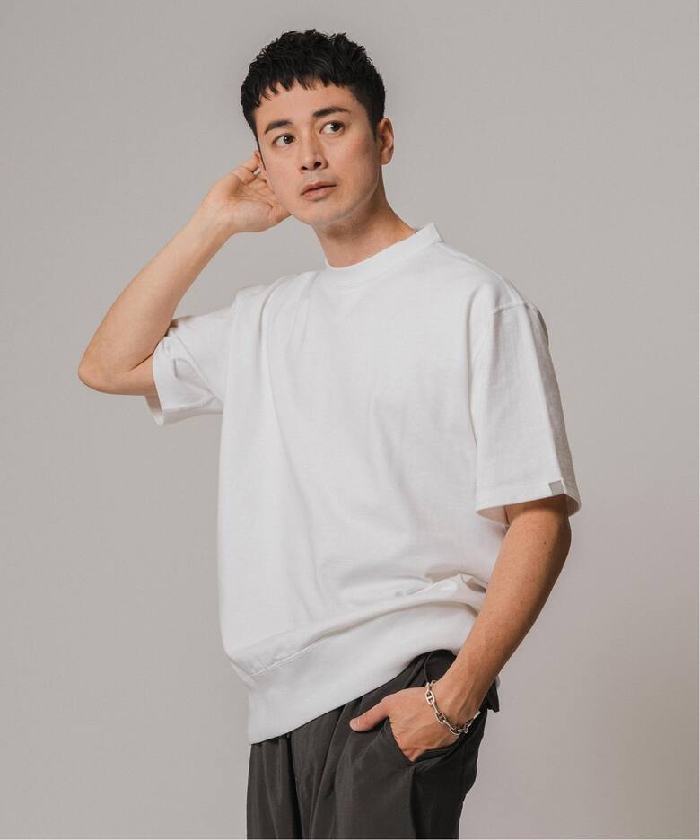 LOOPWHEELER for LOWERCASE ツリテンジク スウェット型 ワイドTシャツ 