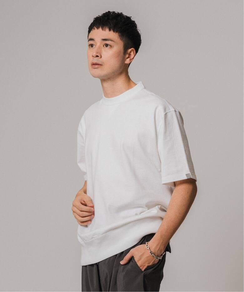 LOOPWHEELER for LOWERCASE ツリテンジク スウェット型 ワイドTシャツ 