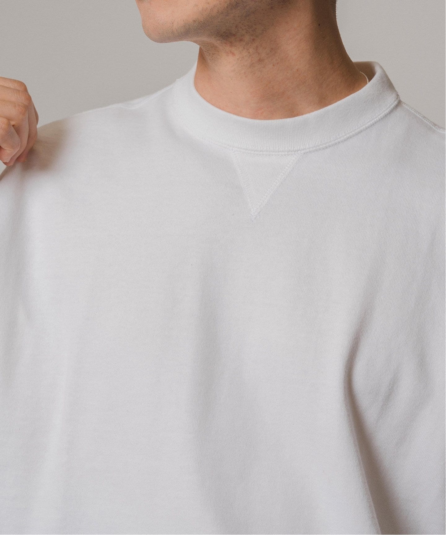 LOOPWHEELER for LOWERCASE ツリテンジク スウェット型 ワイドTシャツ