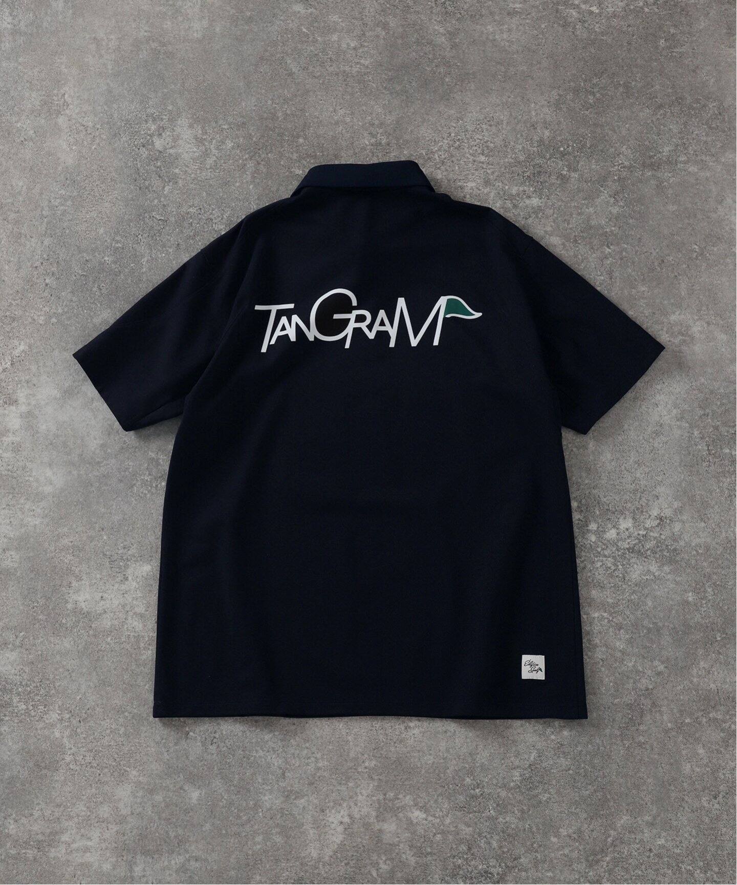 TANGRAM タングラム セットアップ ゴルフ ロゴ プリント ブラック M 
