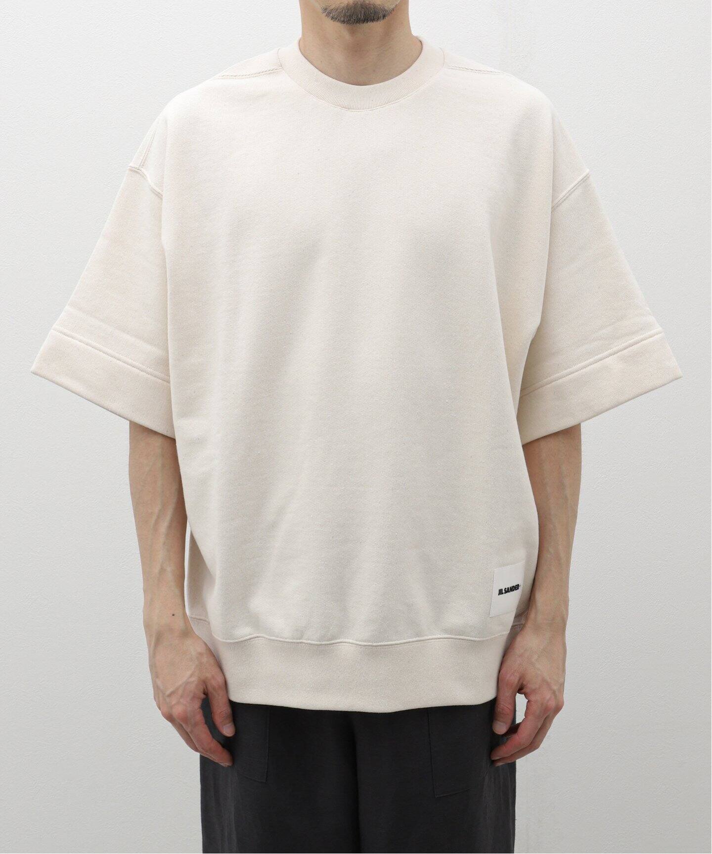 JIL SANDER+ (ジル サンダー+) Half Sleeve Sweat Shirt J47GC0110 