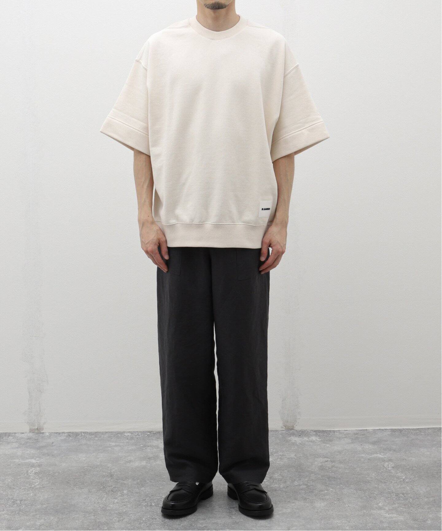 JIL SANDER+ (ジル サンダー+) Half Sleeve Sweat Shirt J47GC0110 