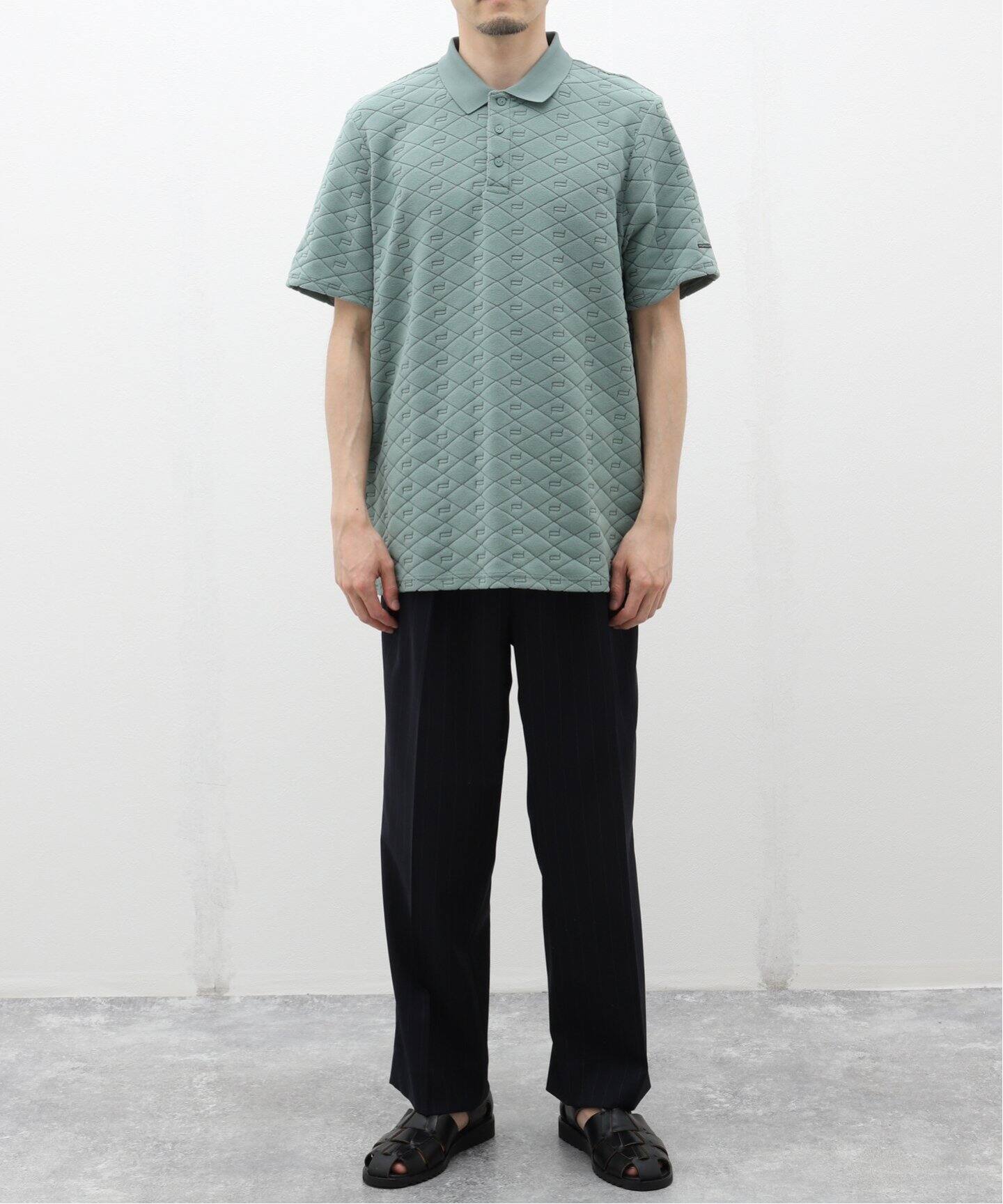 PUMA (プーマ) EX PORSCHE DESIGN ジャカード POLO SHIRT 623851 