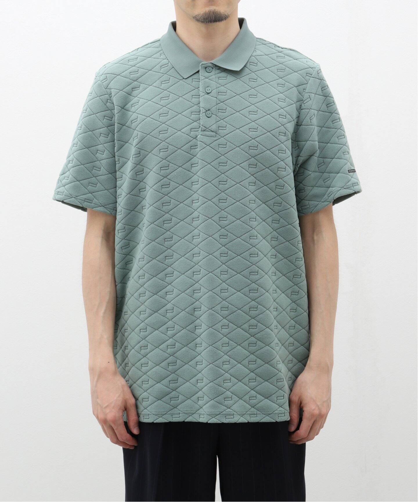 PUMA (プーマ) EX PORSCHE DESIGN ジャカード POLO SHIRT 623851