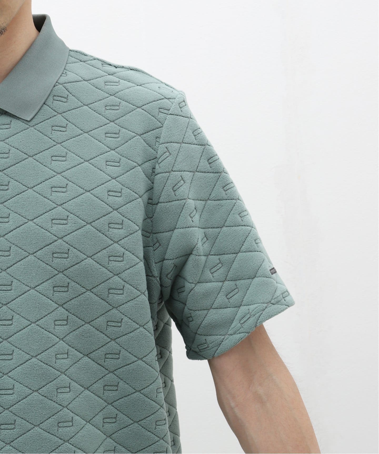 PUMA (プーマ) EX PORSCHE DESIGN ジャカード POLO SHIRT 623851