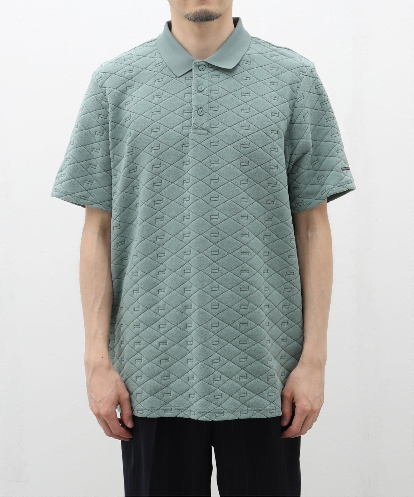 PUMA (プーマ) EX PORSCHE DESIGN ジャカード POLO SHIRT 623851