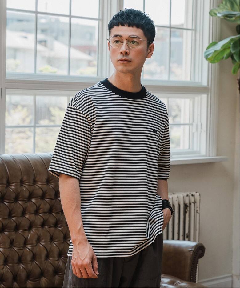 LACOSTE (ラコステ) 別注 ボーダーTシャツ（Tシャツ／カットソー 