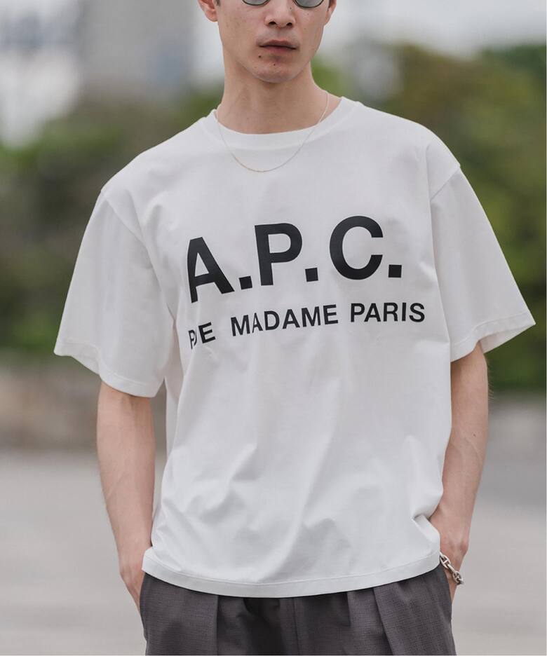A.P.C. / アーペーセー】別注 オーバーサイズ ロゴプリント Tシャツ（T  