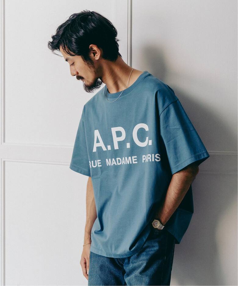 A.P.C. / アーペーセー】別注 オーバーサイズ ロゴプリント Tシャツ（T  