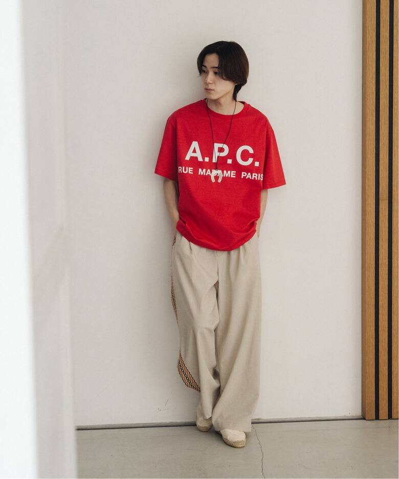 A.P.C. / アーペーセー】別注 オーバーサイズ ロゴプリント Tシャツ（T 