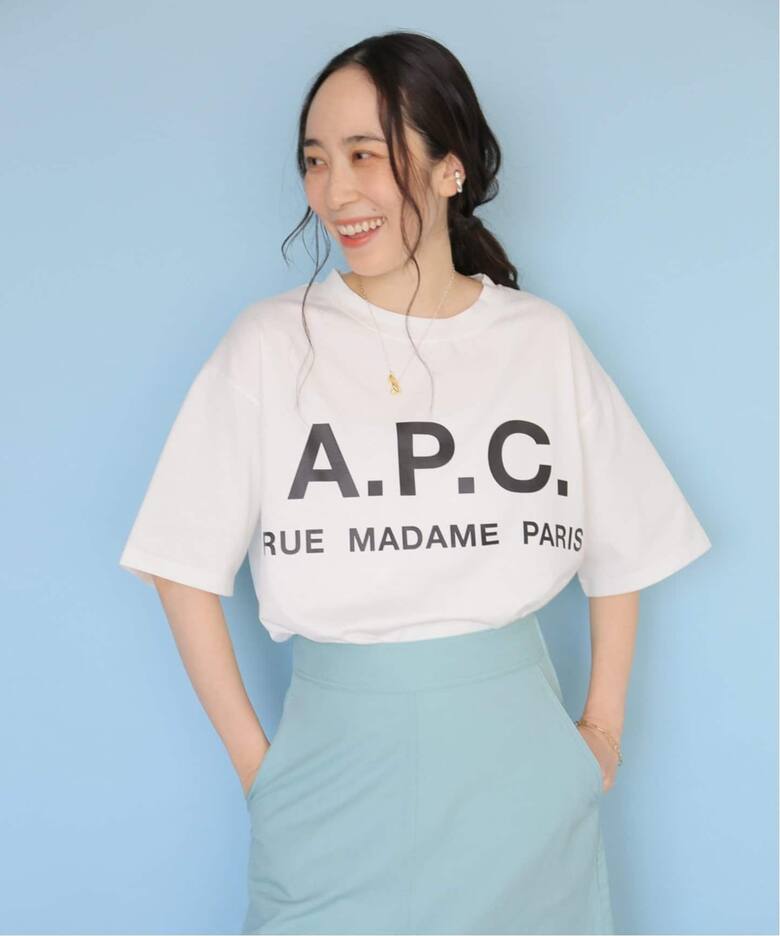 A.P.C. / アーペーセー】別注 オーバーサイズ ロゴプリント Tシャツ（T  