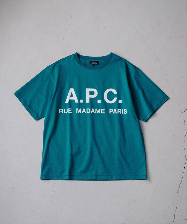 A.P.C. / アーペーセー】別注 オーバーサイズ ロゴプリント Tシャツ（T 
