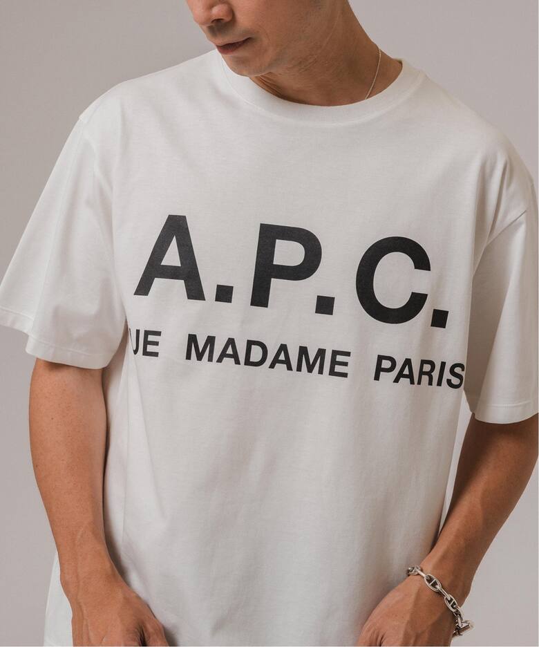 再入荷》【A.P.C. / アーペーセー】別注 オーバーサイズ ロゴプリント 