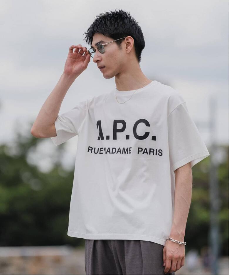 再入荷》【A.P.C. / アーペーセー】別注 オーバーサイズ ロゴプリント  