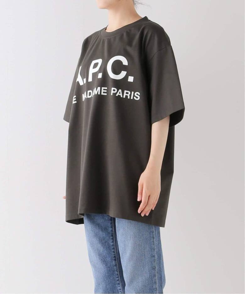 再入荷》【A.P.C. / アーペーセー】別注 オーバーサイズ ロゴプリント  
