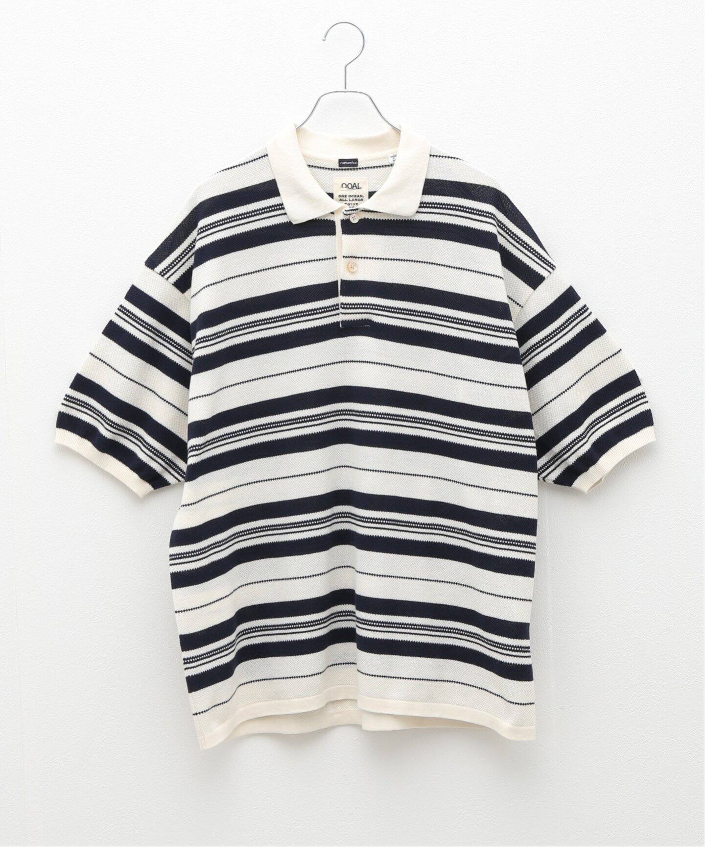 NANAMICA (ナナミカ) Stripe Pl Sweater SUHS413（ポロシャツ）｜417  