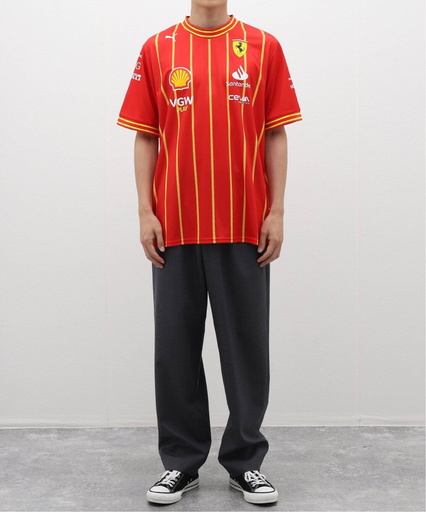 新品【公式グッズ】Ferrari 珍しい レザー カードケース 赤