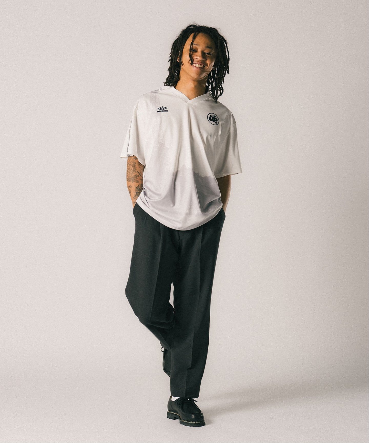 UMBRO（アンブロ）の「UMBRO×LINEUP game shirt ゲームシャツ