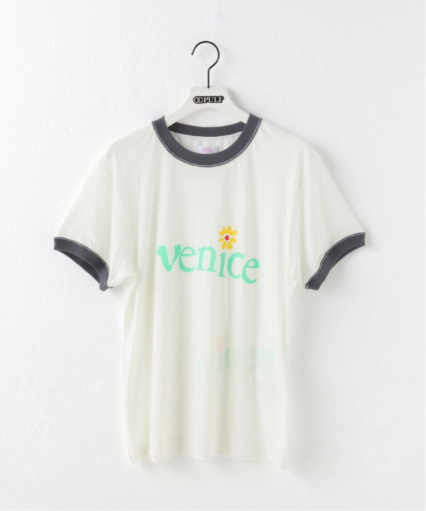ERL / イーアールエル】UNISEX VENICE TSHIRT KNIT（Tシャツ 