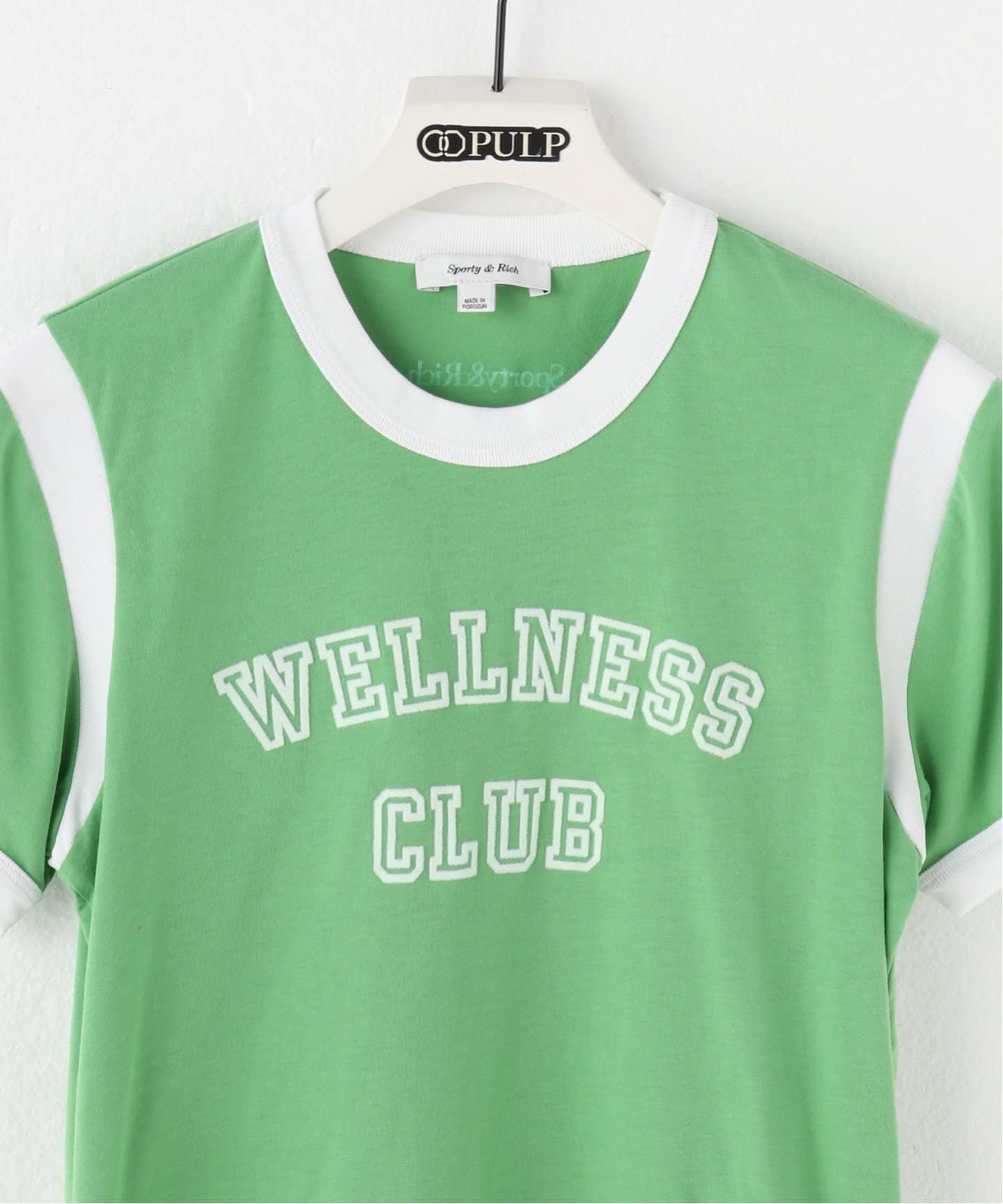 SPORTY&RICH / スポーティアンドリッチ】WELLNESS CLUB FLOCKED