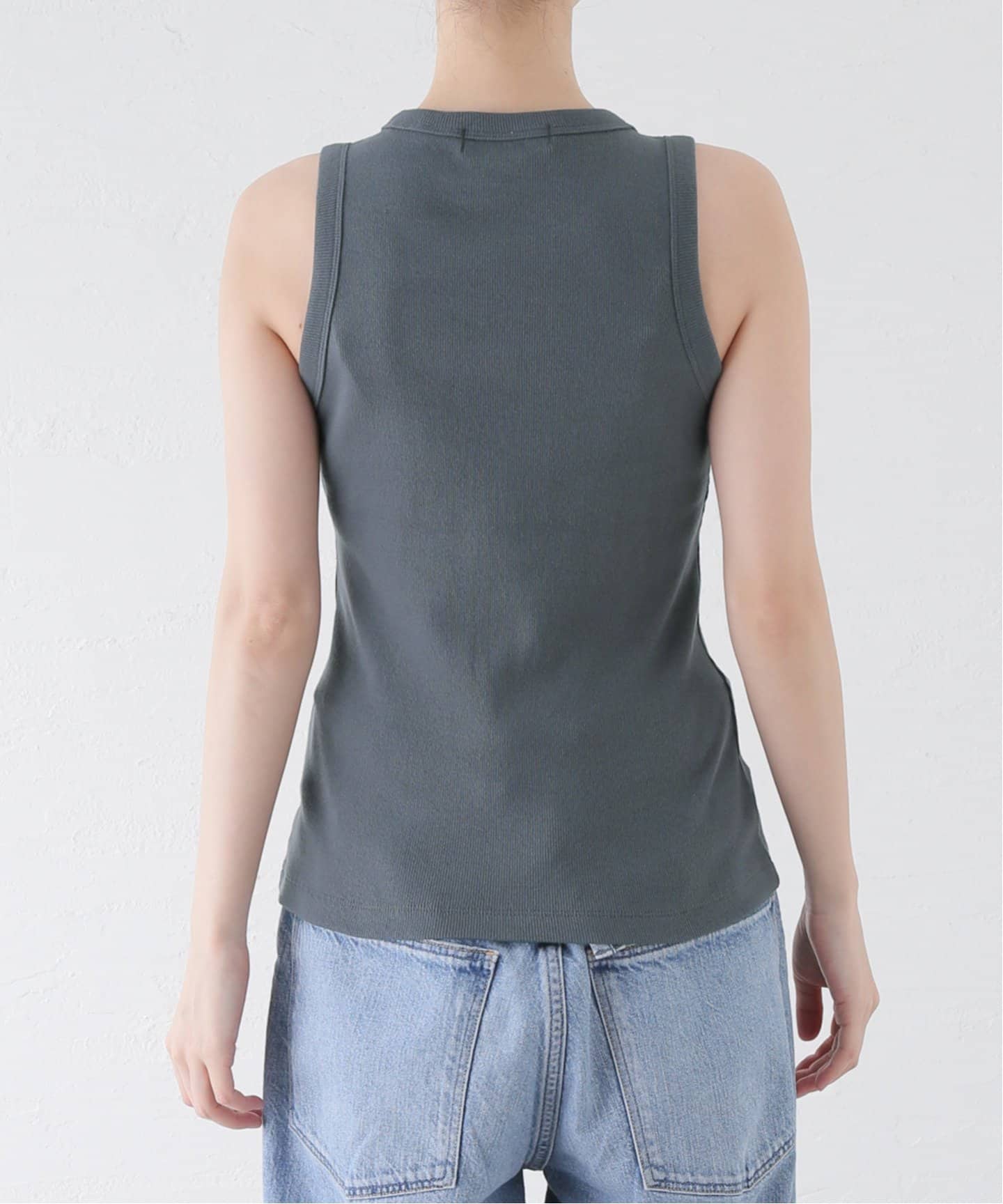 999HUMANITY / 999ヒューマニティ】RIBBED LOGO SLEEVELESS（T