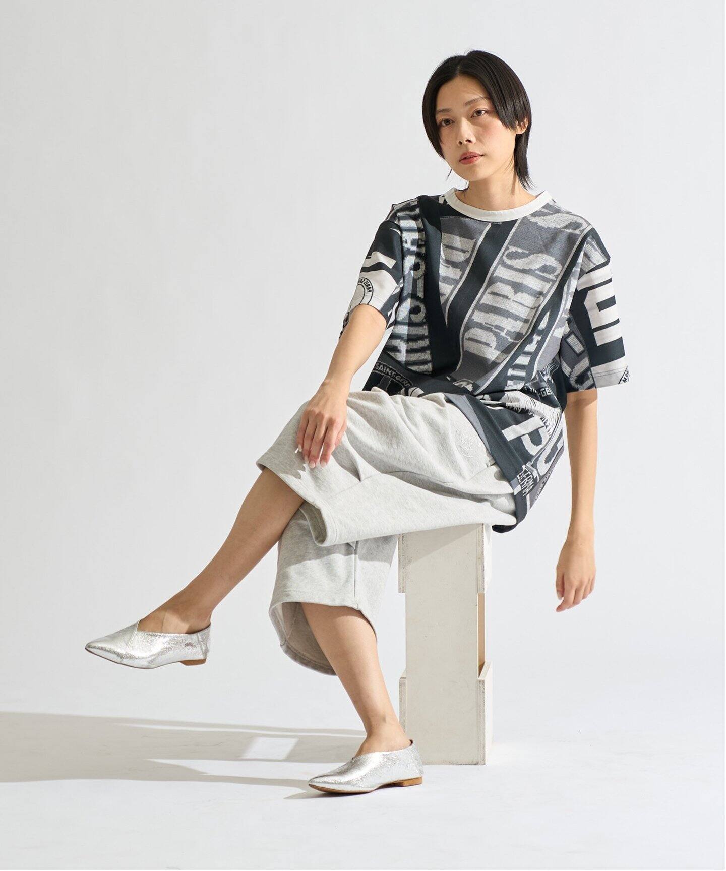 PSG / パリ・サン＝ジェルマン】 JP Vintage Scarf Printed T-shirt（T