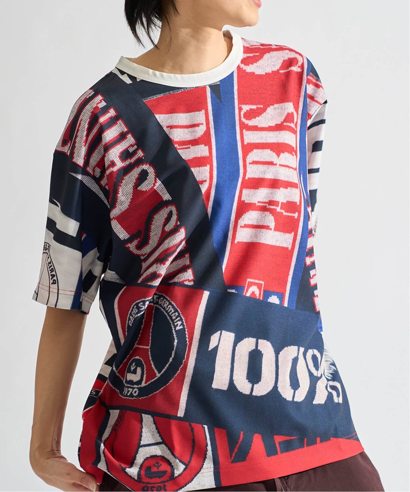 PSG / パリ・サン＝ジェルマン】 JP Vintage Scarf Printed T