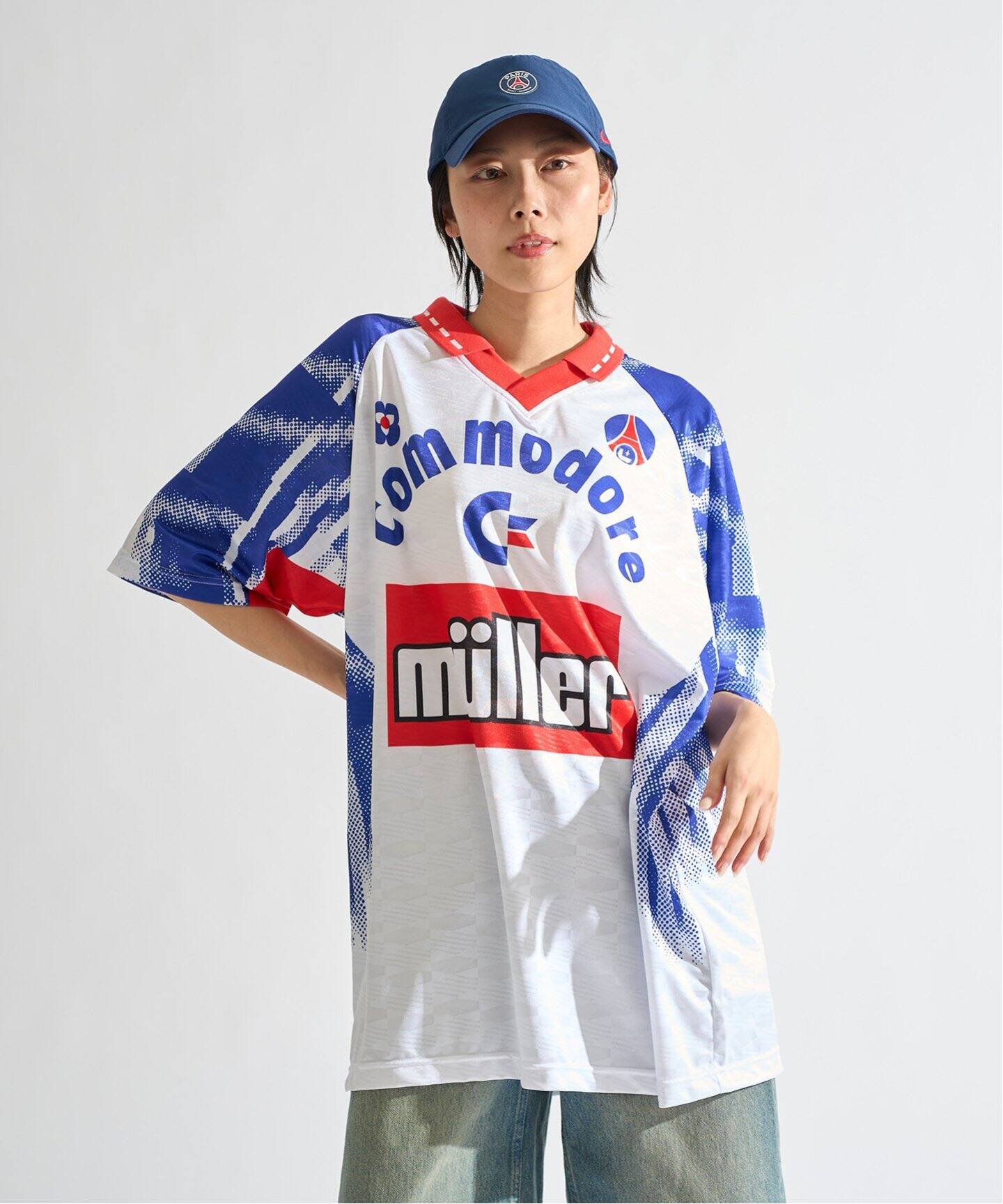 PARIS SAINT-JERMAIN ラグマット Buy Paris Saint-Germain x 3.PARADIS Ici C'est Paris Scarf