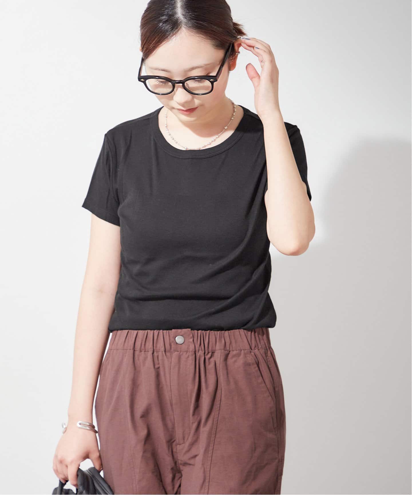 tシャツ R.P.miller/ミラー Sheer Crew L/S tee シア―トップス レディース R.P.miller/ミラー Sheer Crew L/S tee シア―トップス（Tシャツ