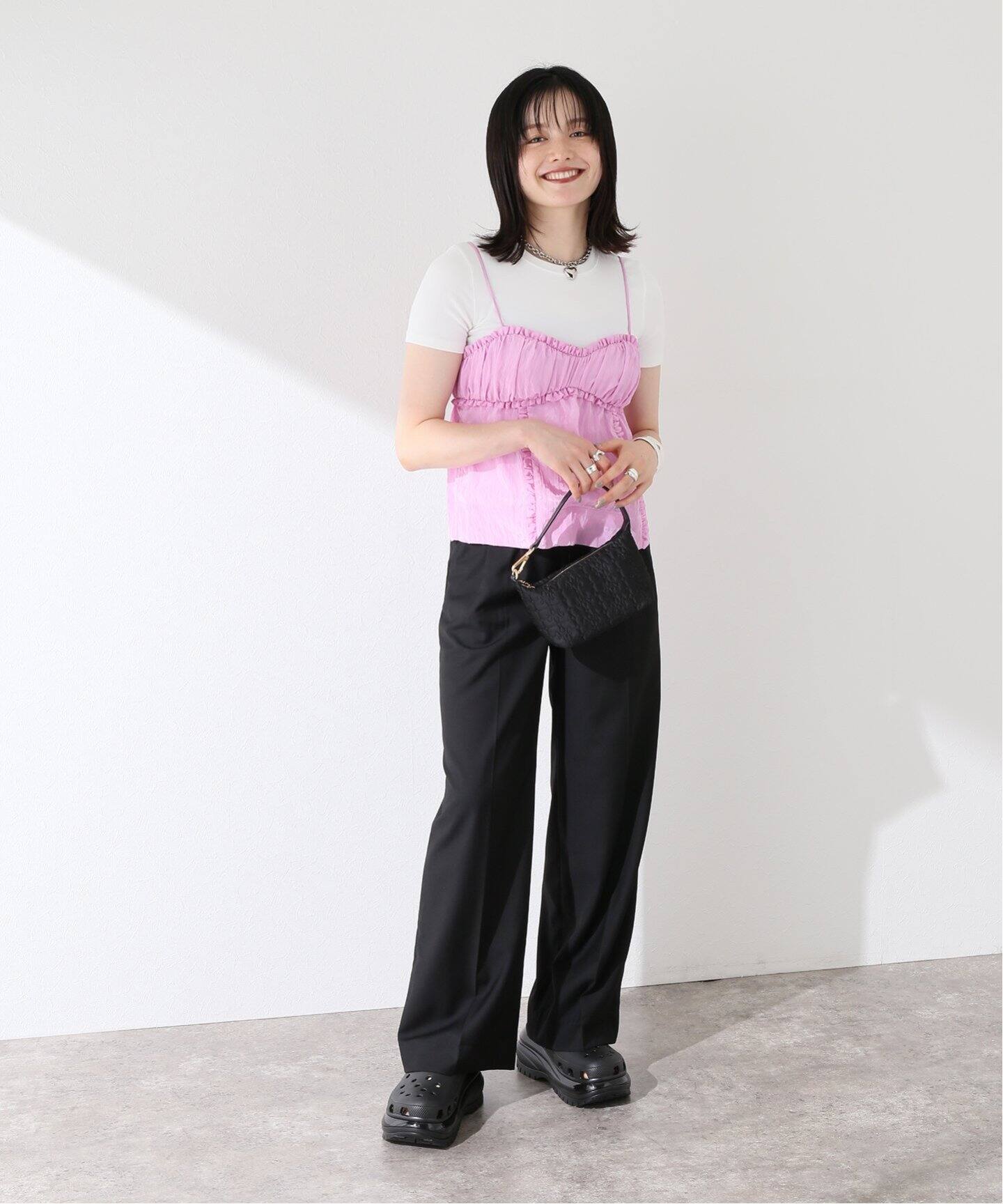 美品✨GANNI ガニー✨ビスチェ キャミソール   ラメたっぷりリブニット 楽天市場】GANNI ガニー ビスチェ Velvet Crochet Bandeau Strap