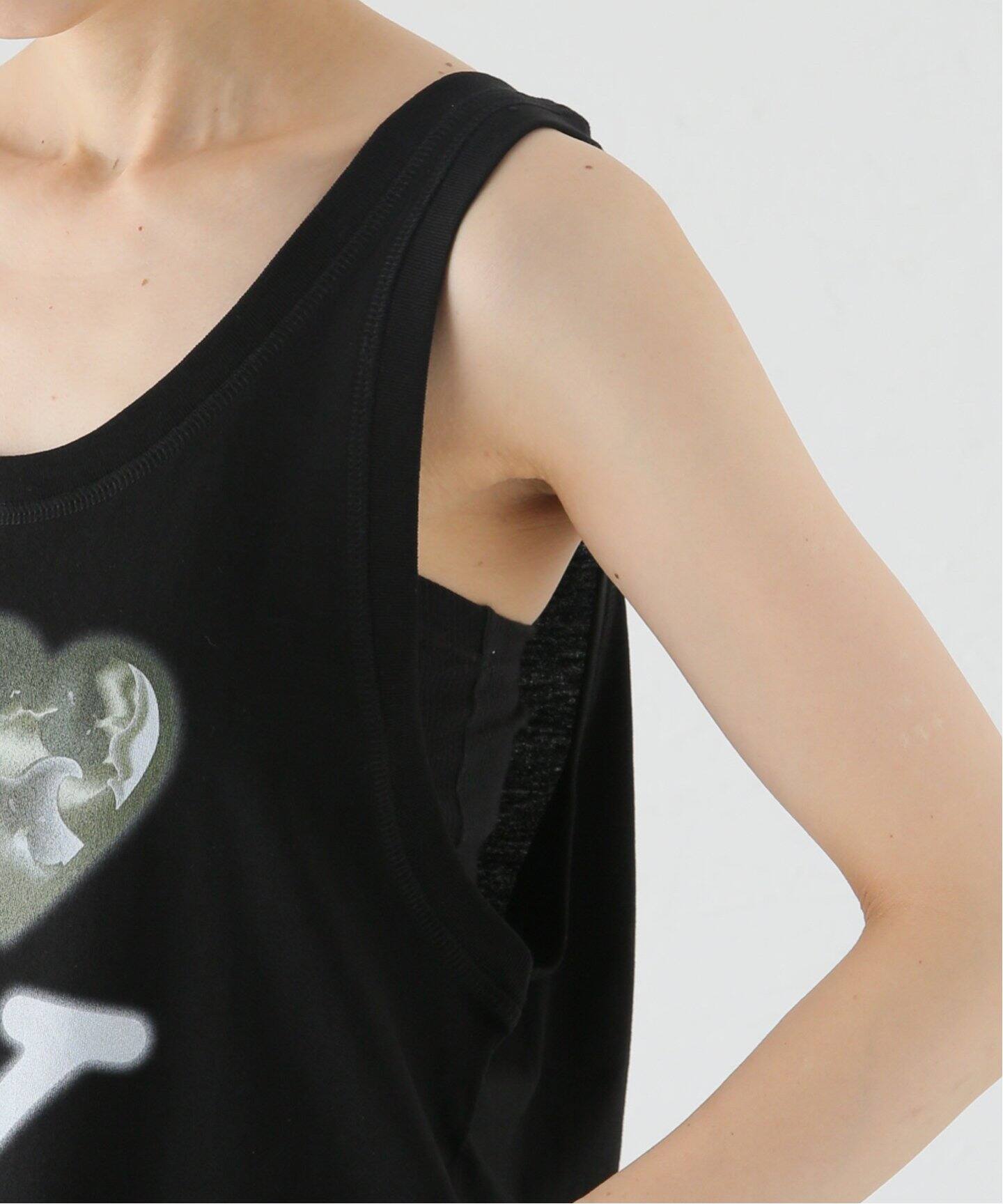 OPEN YY / オープンワイワイ】 I LOVE YY SLEEVELESS：ノースリーブ 