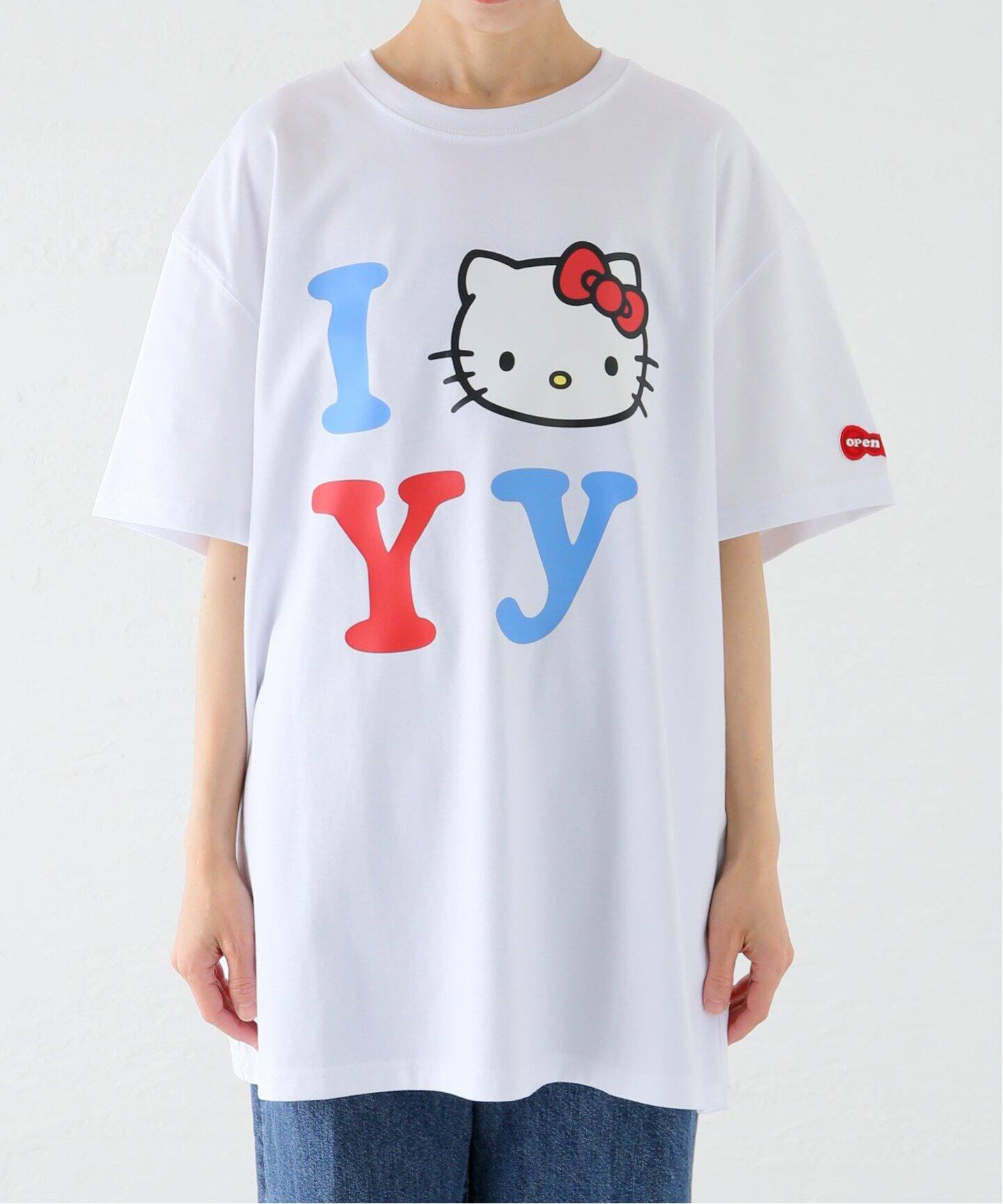 OPEN YY×Hello Kitty】YY T-SHIRT：Tシャツ（Tシャツ／カットソー 