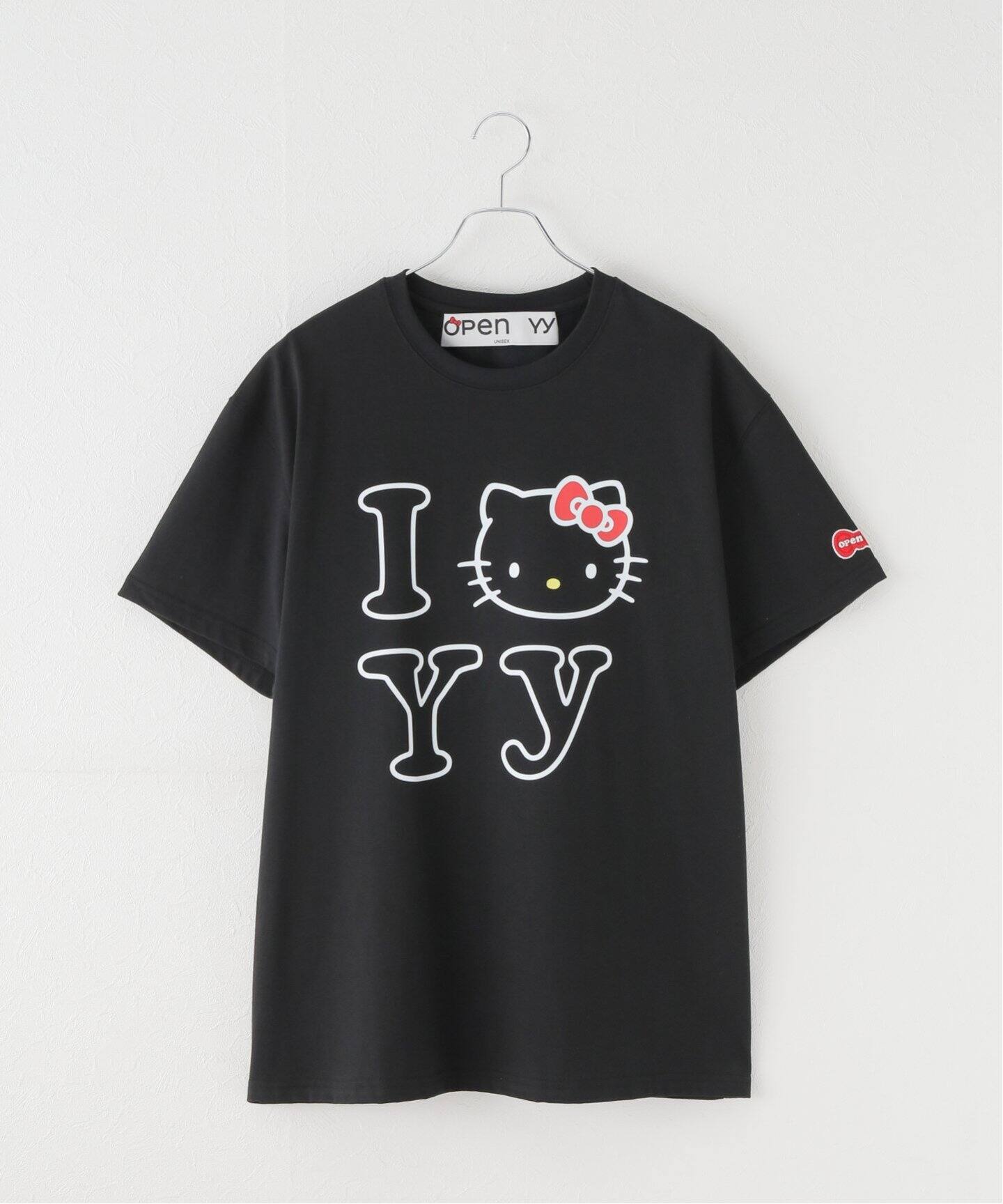OPEN YY×Hello Kitty】YY T-SHIRT：Tシャツ（Tシャツ／カットソー 