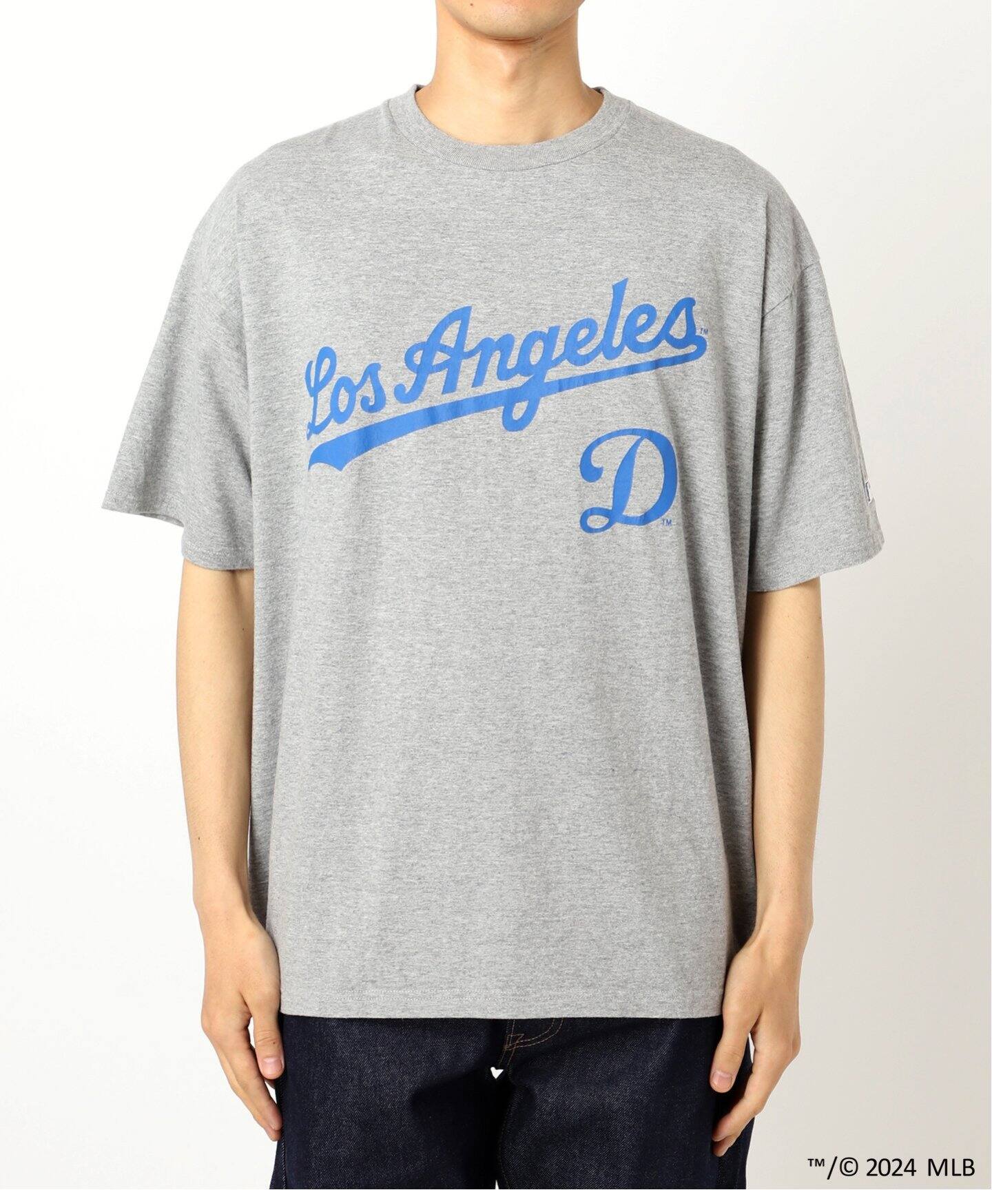 ●新品未使用●ジャーナルスタンダード●レリューム●送料込●大人気 MLB 別注 フェードプリントTシャツ（Tシャツ／カットソー