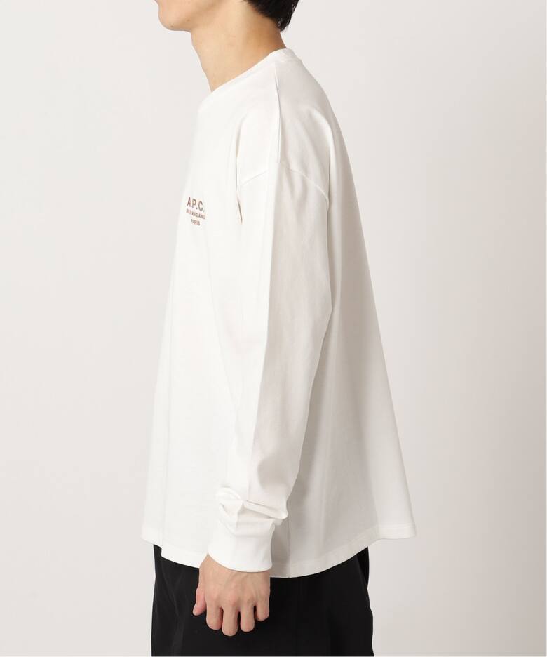 A.P.C./アー・ペー・セー 別注 ロゴ刺繍 ロングスリーブT（Tシャツ 