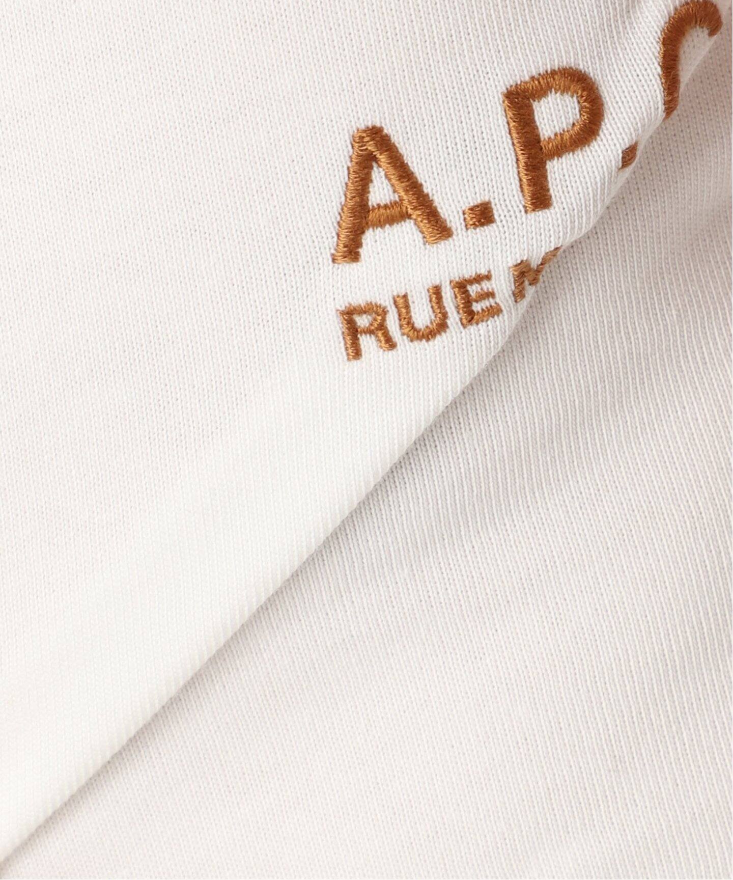 A.P.C./アー・ペー・セー 別注 ロゴ刺繍 ロングスリーブT（Tシャツ 