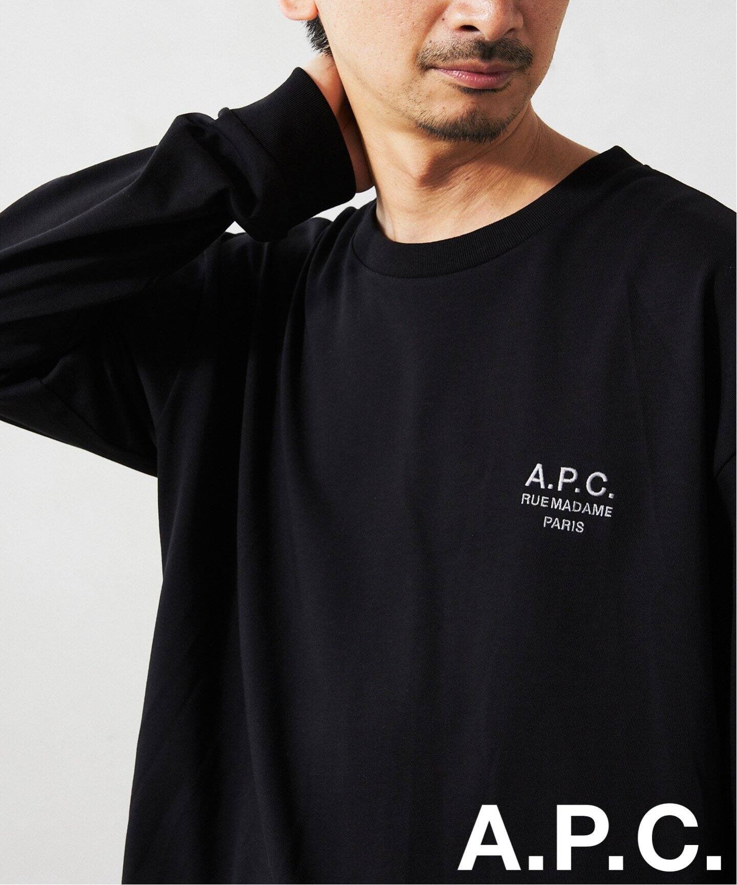 A.P.C. 】長袖Tシャツ 刺々しい
