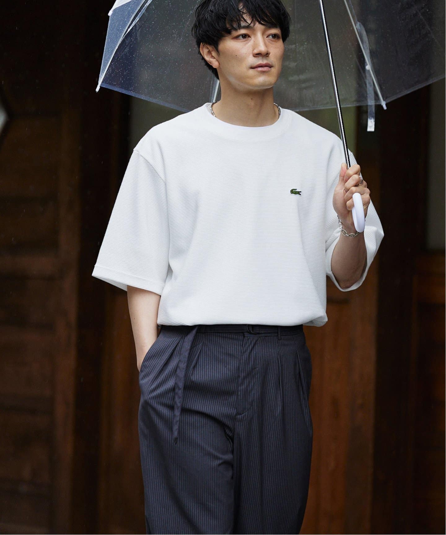 LACOSTE / ラコステ】別注 ワッフルTシャツ（Tシャツ