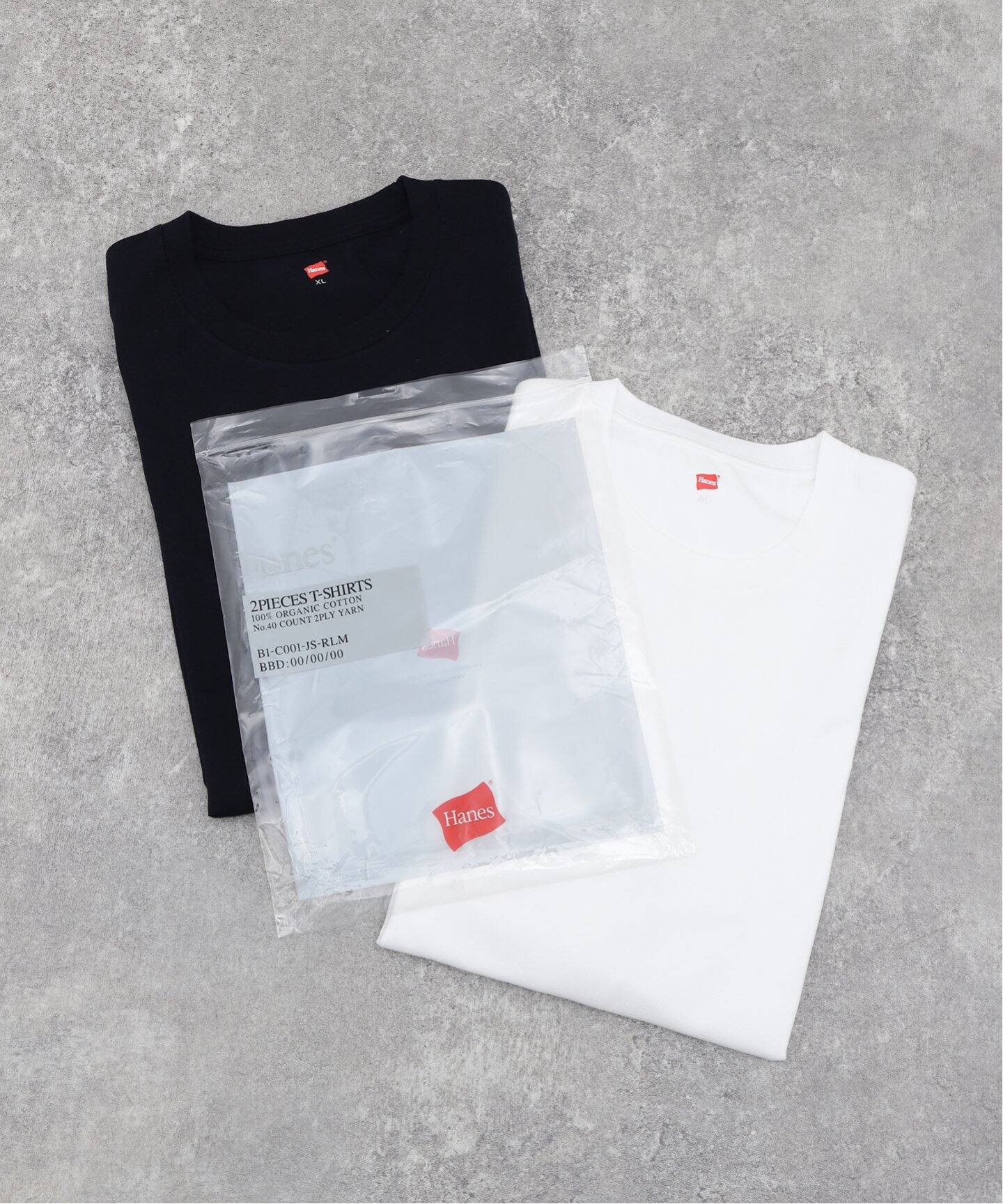 追加》”2枚セット”【HANES / ヘインズ】別注 2パック