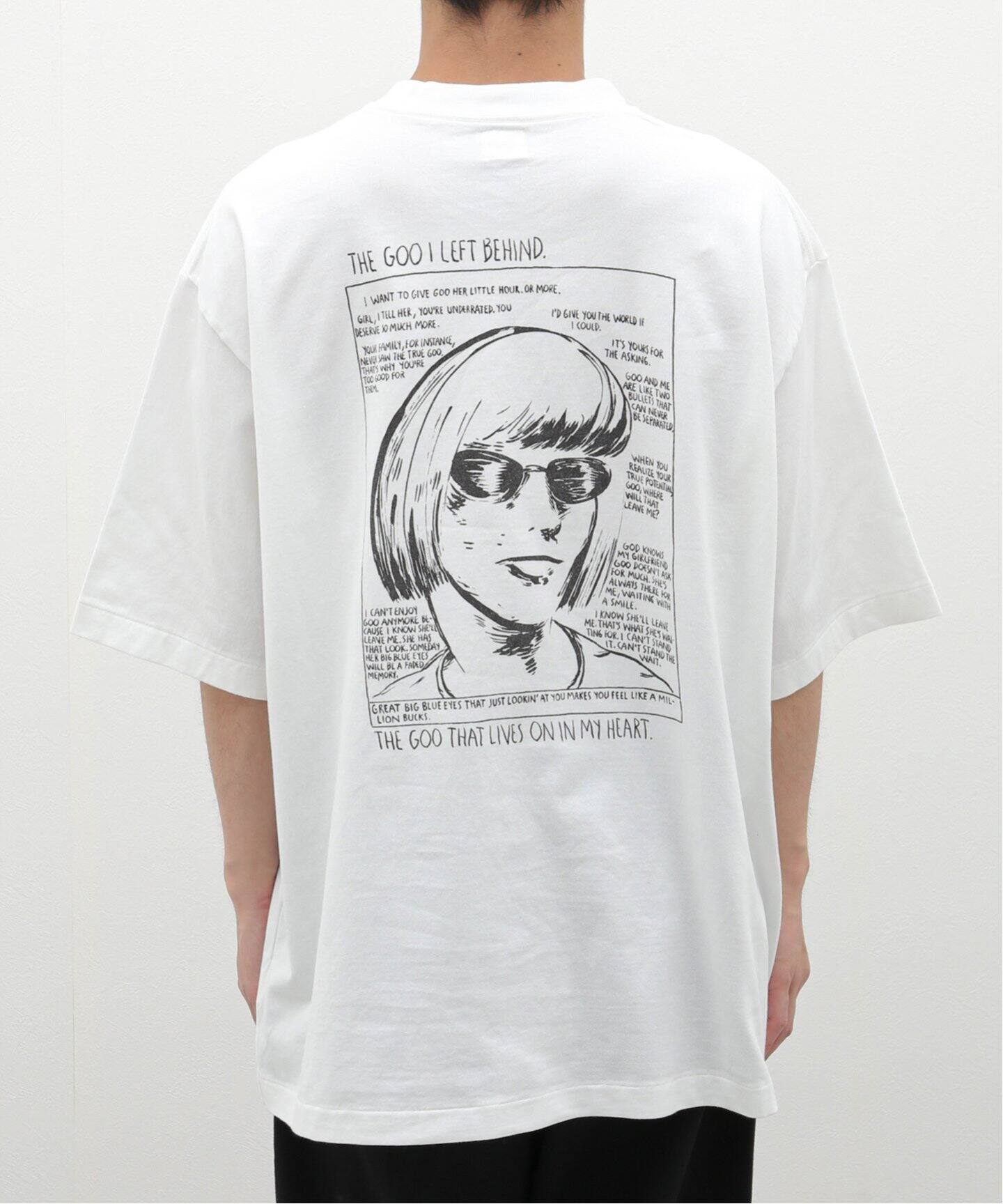 blurhms ROOTSTOCK × Sonic Youth】ECHO PRINT TEE WIDE（Tシャツ 