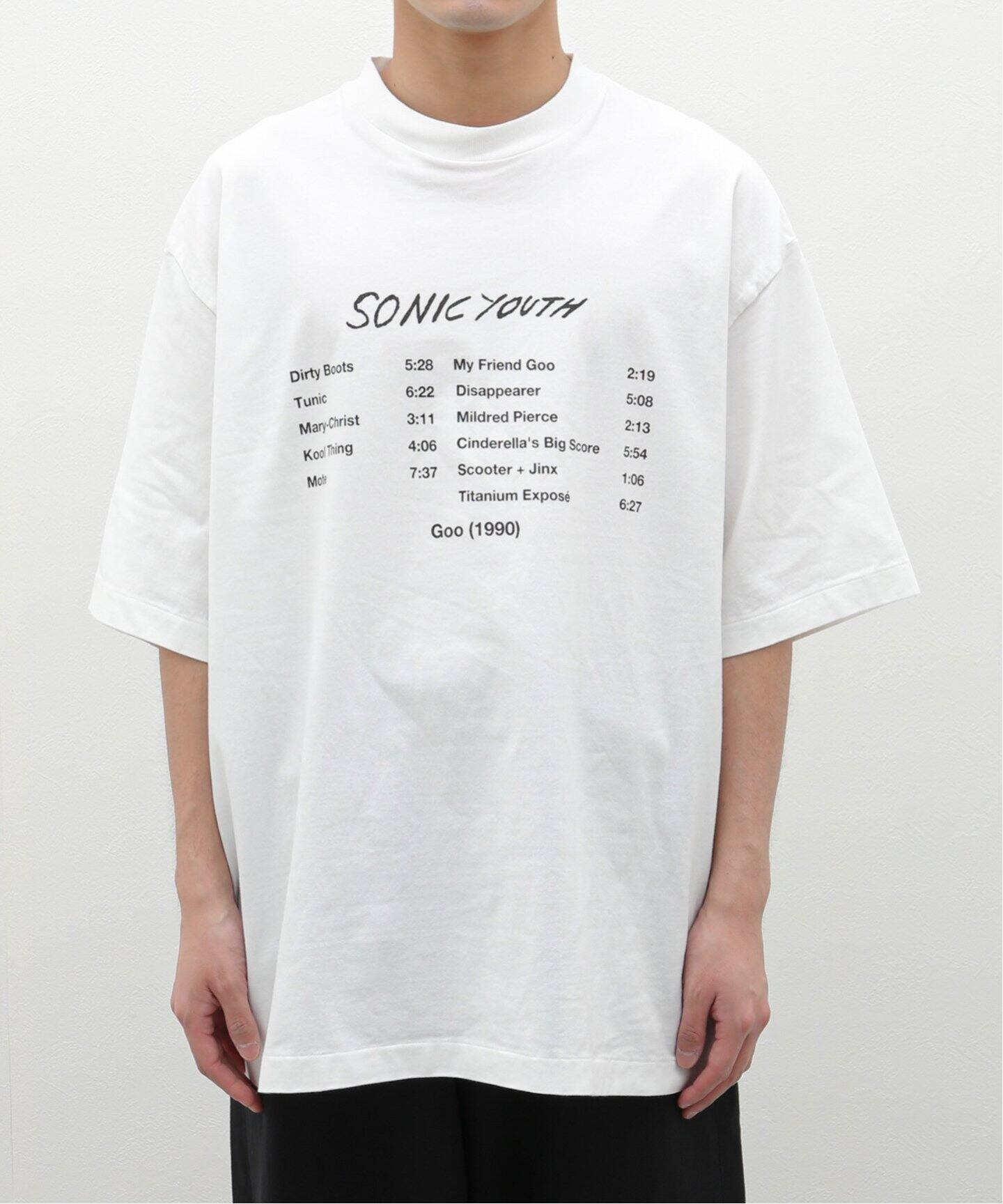 blurhms ROOTSTOCK × Sonic Youth】GOO PRINT TEE WIDE（Tシャツ 