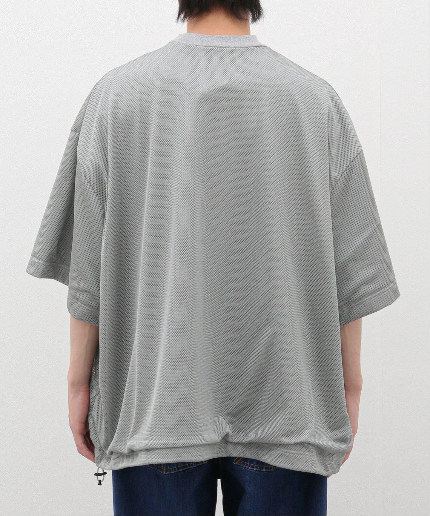 【感謝価格】 is-ness / SHOR（T MESH LAYERED DOUBLE イズネス】BALLOON ウェア