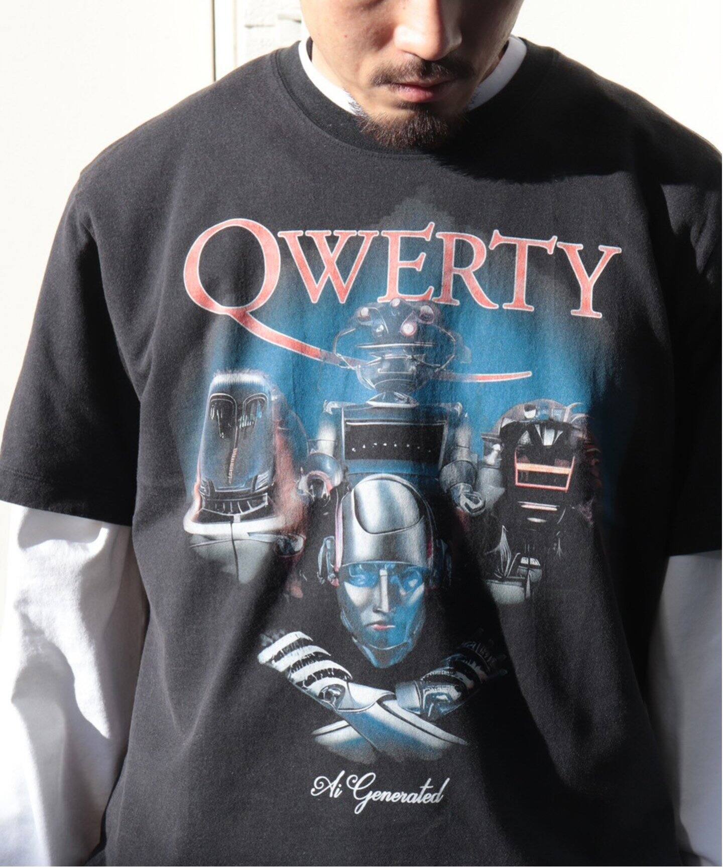 doublet / ダブレット】ANDROID PRINT T-SHIRT（Tシャツ／カットソー 