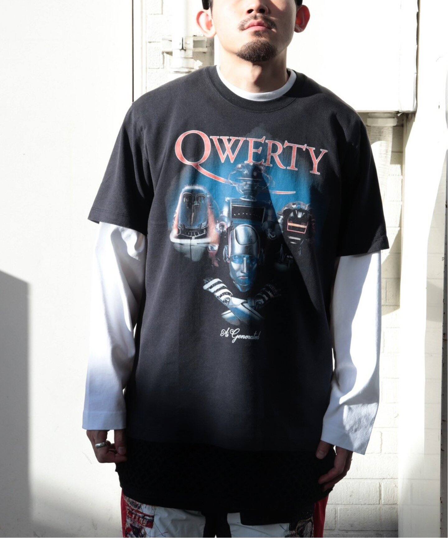 doublet / ダブレット】ANDROID PRINT T-SHIRT（Tシャツ／カットソー 